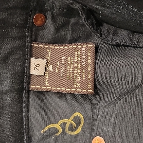 7FAMK Sevens Black Jeans - Picture 2 of 5